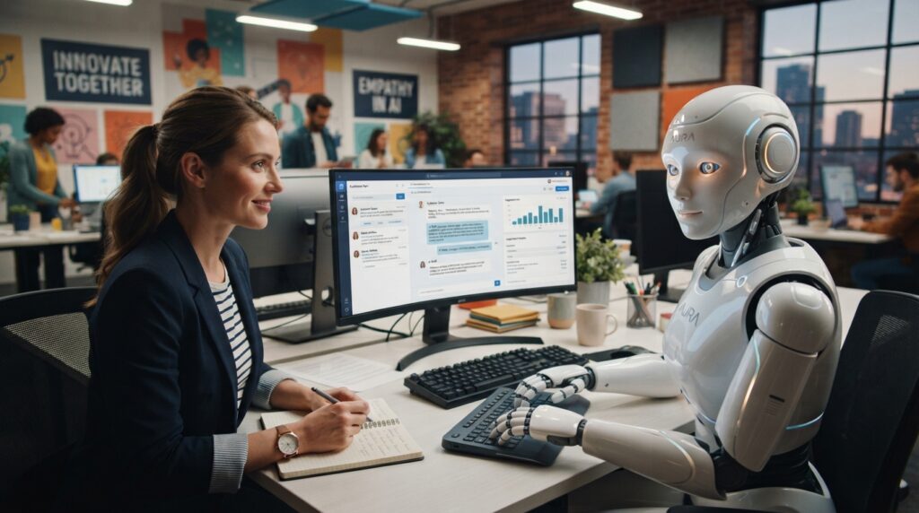 AI agent preparing a customer reply for human approval AI agent preparing a customer reply for human approval