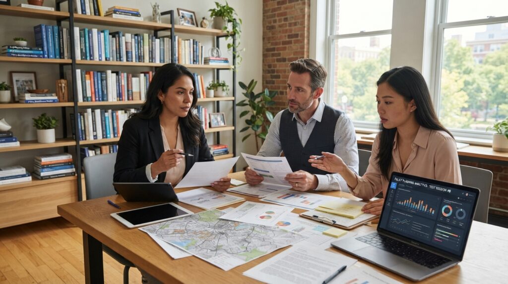 Models compared on a planning-policy identification test Models compared on a planning-policy identification test